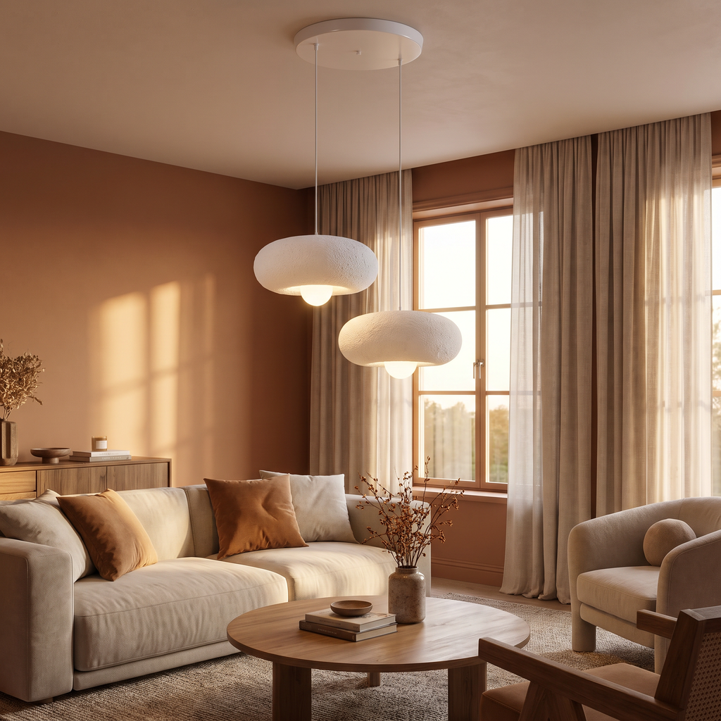 Modern İkili Sarkıt Avize