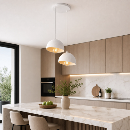 Beton Görünümlü Modern Avize