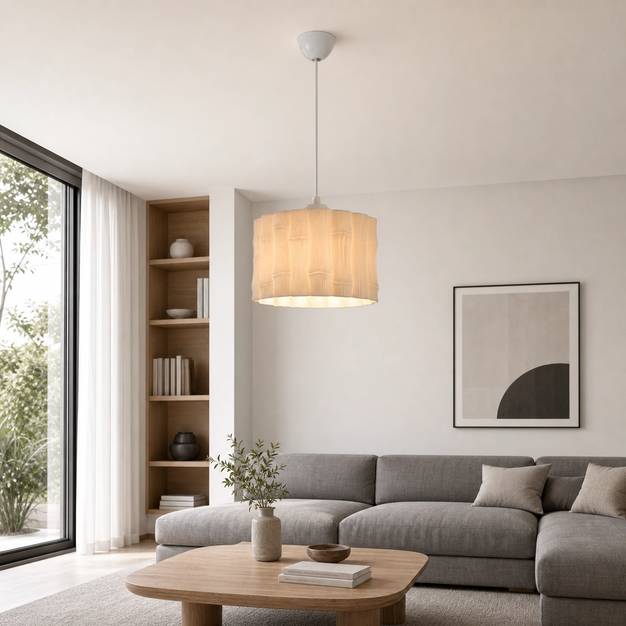 Modern Bambu Tasarım Avize