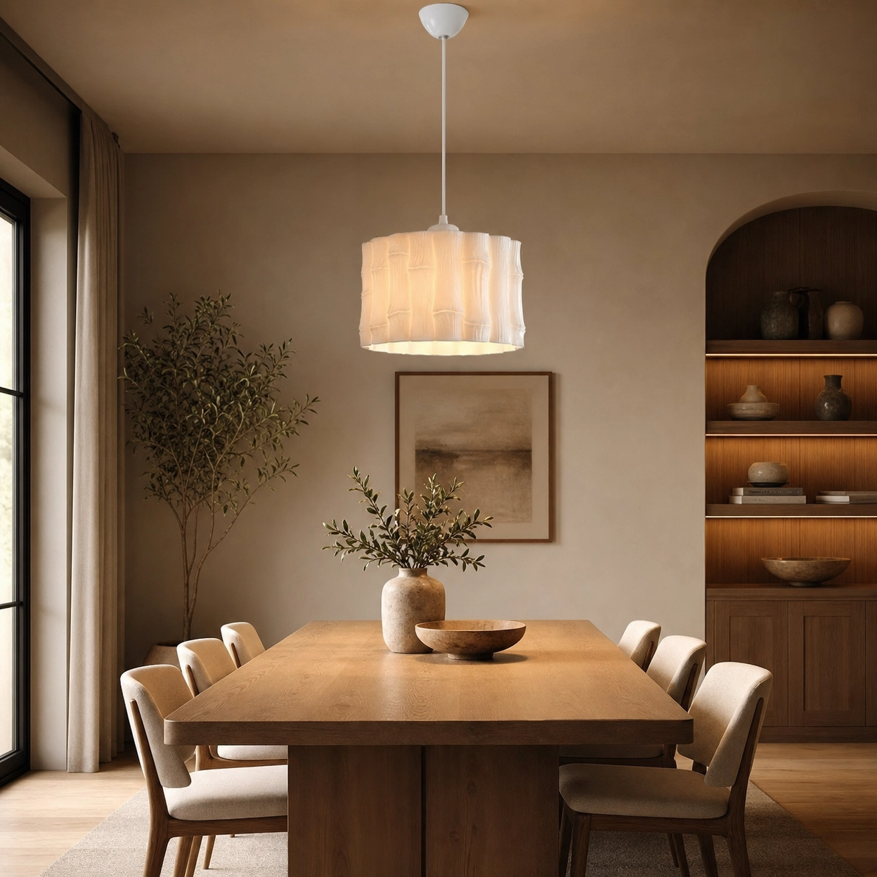 Modern Bambu Tasarım Avize