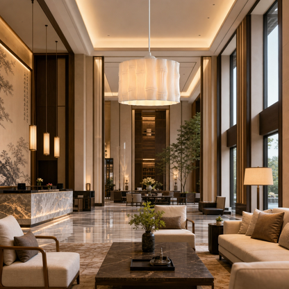 Modern Bambu Tasarım Avize