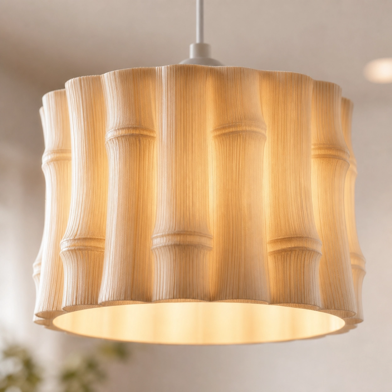 Modern Bambu Tasarım Avize