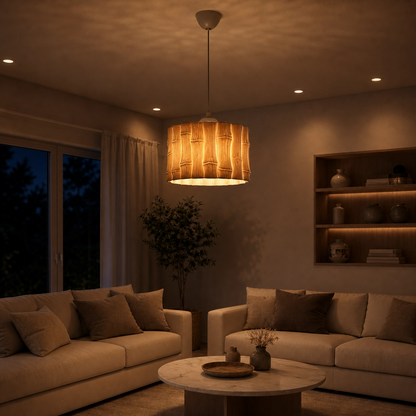 Modern Bambu Tasarım Avize