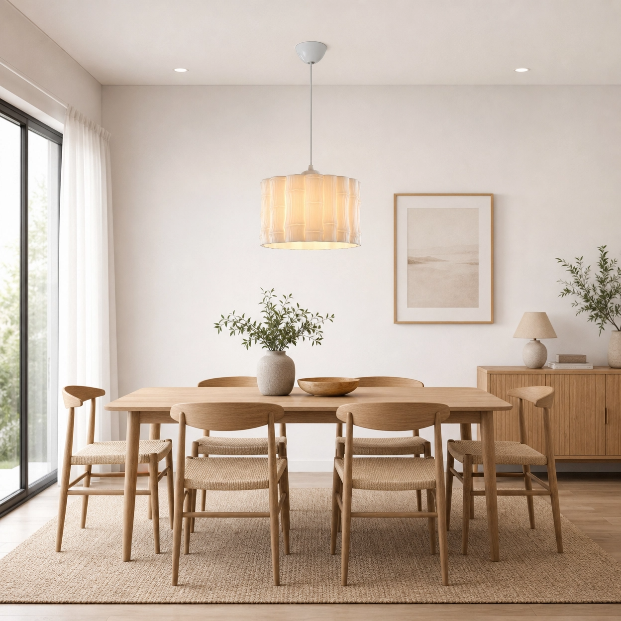 Modern Bambu Tasarım Avize